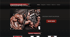 Desktop Screenshot of excessivesportsnutrition.com